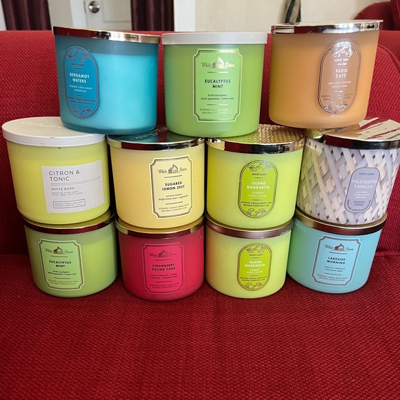 White Barn Accents 1x Bath Body Works White Barn Palo Santo 3 Wick